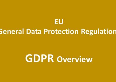 New EU Data Protection Regulations