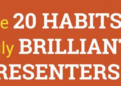 20 Habits of Brilliant Presenters