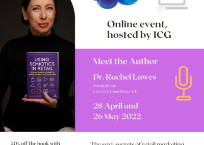 RECORDING OF PART 1: A two-part read-along of “Using Semiotics in Retail” by Rachel Lawes