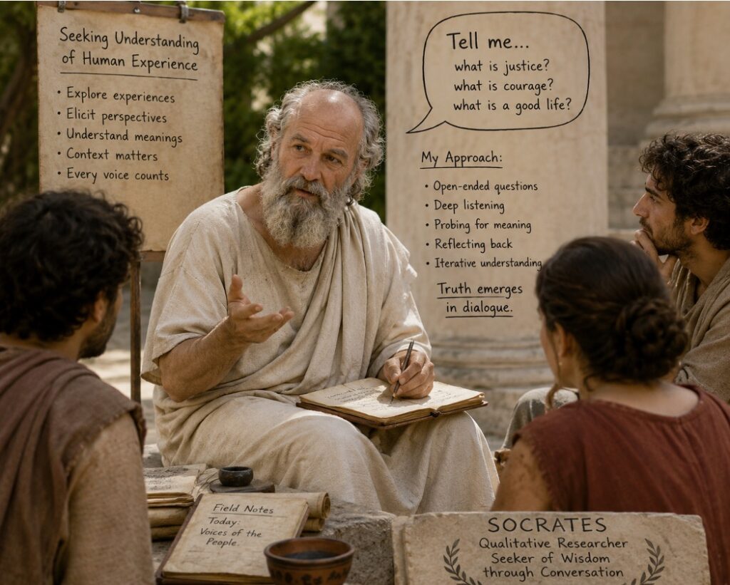 Socrates, the OG researcher?